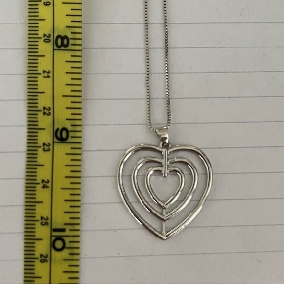 Triple Heart Chain Necklace, Ardene - Picture 4 of 4
